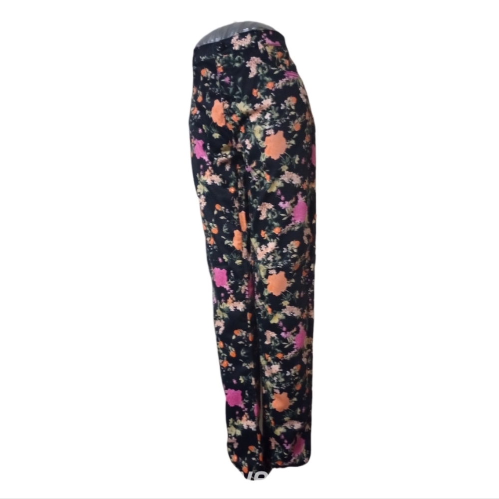 Floral denim